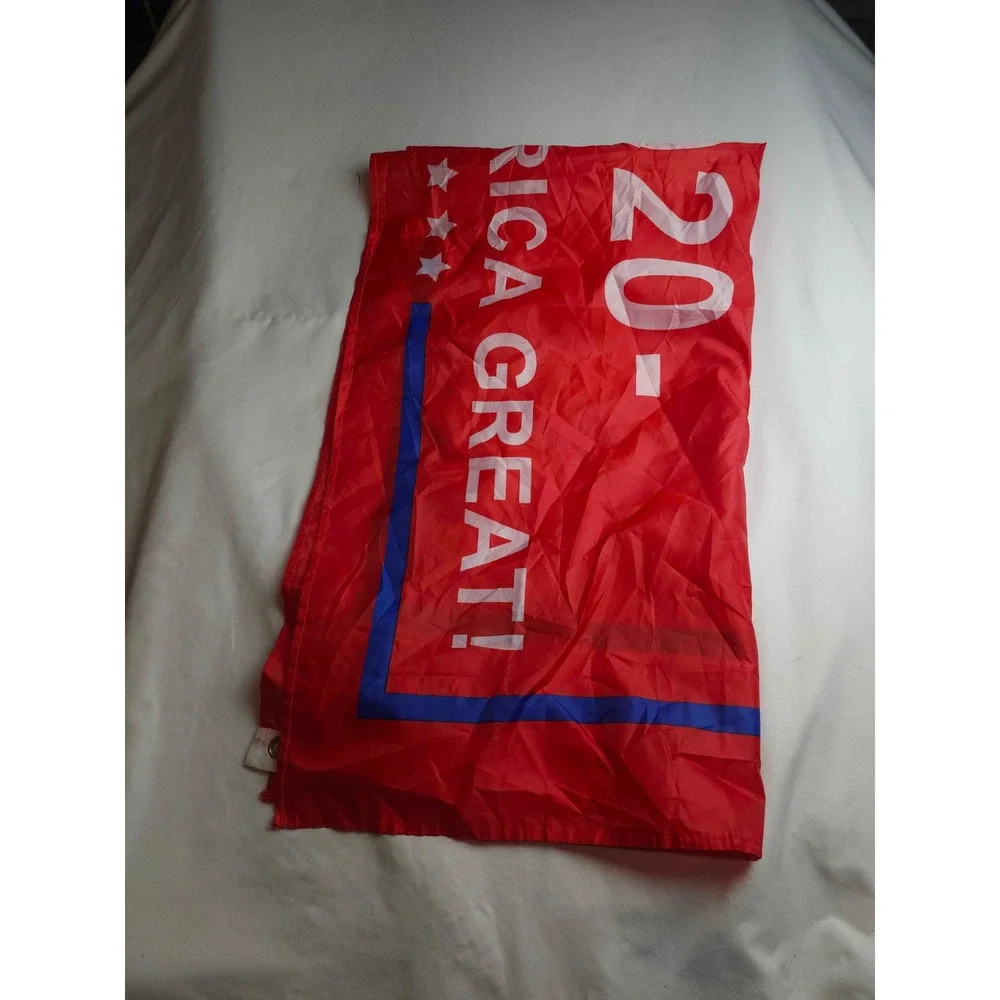 Trump 2020 Keep America Great Red White Blue 3x5 Polyester Flag with Grommets